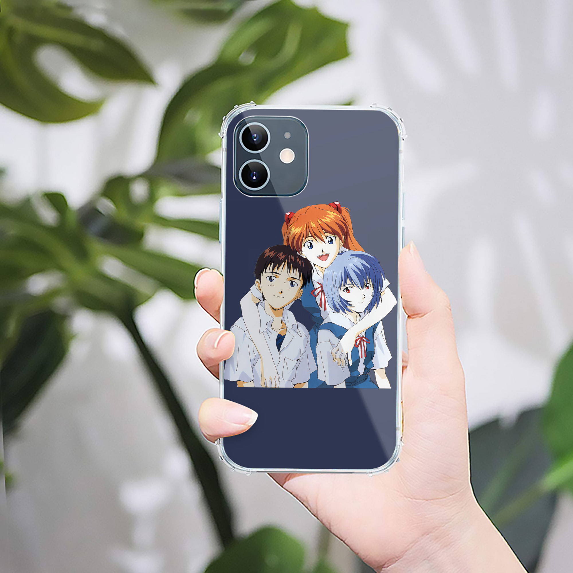 （画像用） EVA 新世紀エヴァンゲリオン 【iPhone 12シリーズ対応】透明スマホケース（クリアソフトケース）